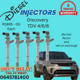 Discovery TDV 4/6/8 diesel injectors