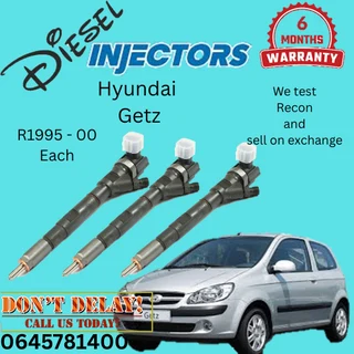 Hyundai Getz diesel injectors