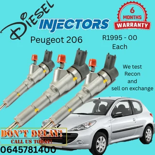 Peugeot 206 diesel injectors