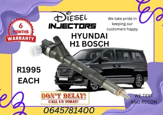 Hyundai H1 Bosch Diesel Injectors