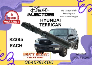 Hyundai Terrican Diesel Injectors