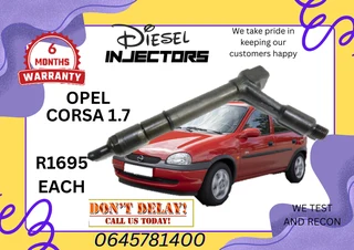 Opel Corsa 1.7 Diesel Injectors