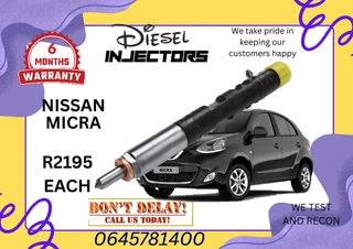 Nissan Micra Diesel Injectors