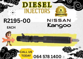 Nissan Kangoo diesel injectors