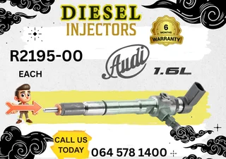 Audi 1.6 diesel injectors