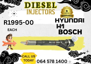 Hyundai H1 Bosch diesel injectors