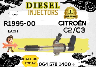 Citroen c2/c3 diesel injectors