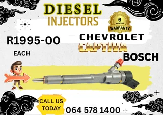 Chevrolet Captiva Bosch diesel injectors