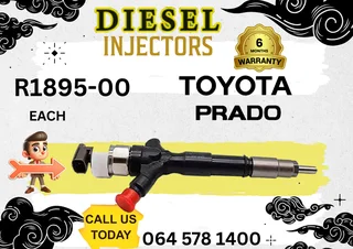 Toyota Prado diesel injectors