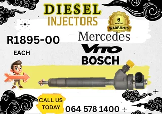 Mercedes Vito diesel injectors