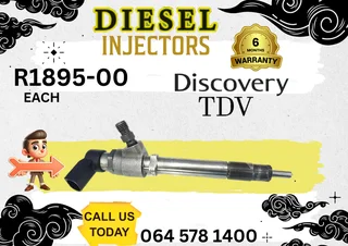 Discovery TDV diesel injectors