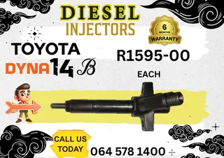 Toyota Dyna 14B diesel injectors