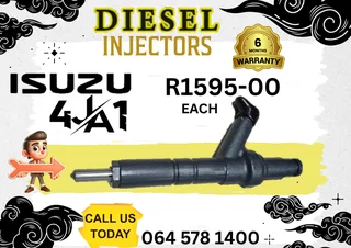 Isuzu 4JA1 diesel injectors
