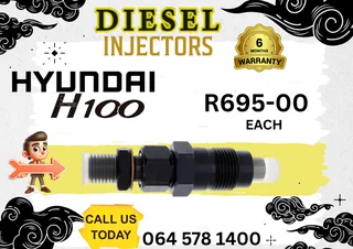Hyundai H100 diesel injectors