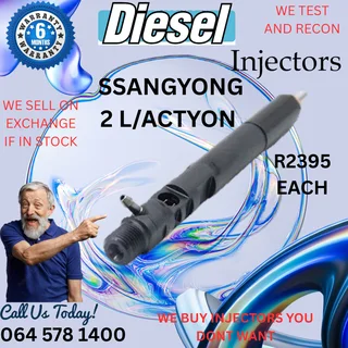 Ssangyong 2 L diesel injectors
