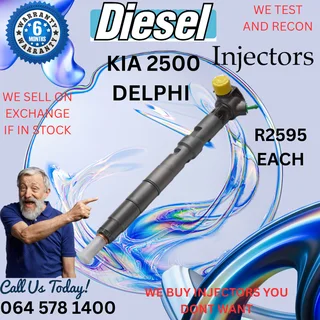 Kia 2500 Delphi diese injectors