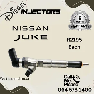 Nissan Juke diesel injectors