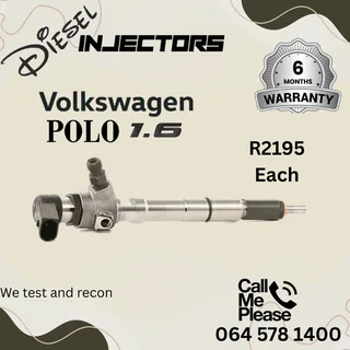 VW Polo 1.6 diesel injectors
