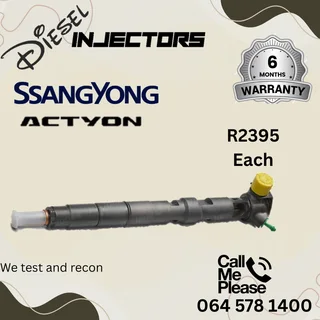 Ssangyong Actyon diesel injectors