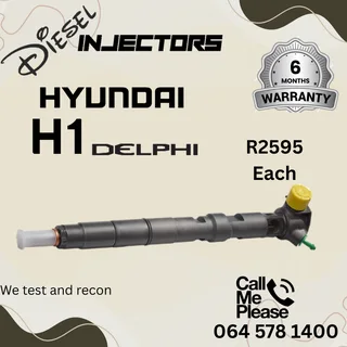 Hyundai H1 Delphi diesel injectors