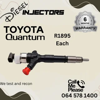Toyota Quantum diesel injectors