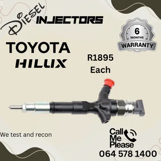 Toyota Hilux diesel injectors