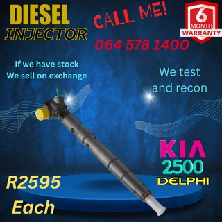 Kia 2500 Delphi diesel injectors