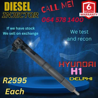 Hyundai H1 Delphi diesel injectors