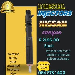 Nissan Kangoo diesel injectors