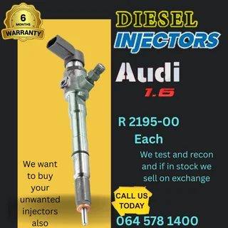 Audi 1.6 diesel injectors