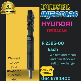 Hyundai Terracan diesel injectors