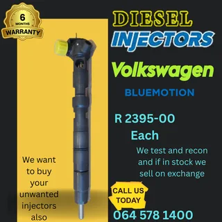 VW Blue Motion diesel injectors