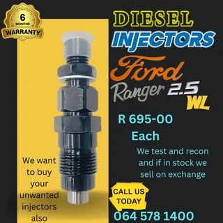 Ford Ranger 2.5 WL diesel injectors