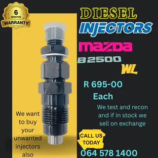 Mazda B2500 WL diesel injectors