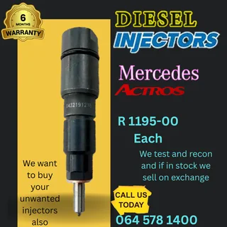 Mercedes Actros Truck diesel injectors