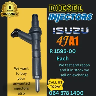 Isuzu 4JA1 diesel injectors