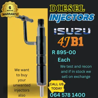 Isuzu 4JB1 diesel injectors