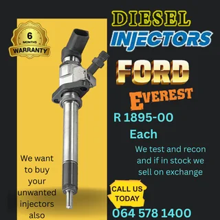 Ford Everest diesel injectors
