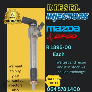 Mazda BT50 diesel injectors