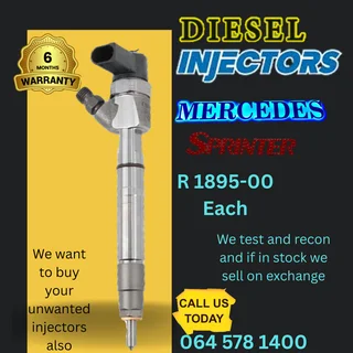 Mercedes Sprinter diesel injectors