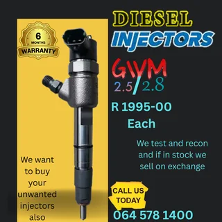 GWM 2.5/2.8 diesel injectors