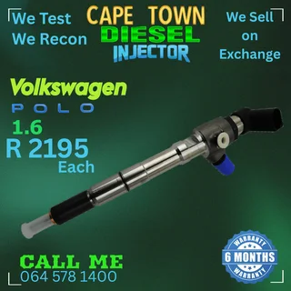 VW Polo 1.6 diesel injectors