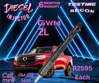 GWM 2 L Delphi diesel injectors
