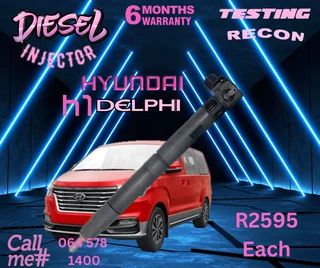 Hyundai H1 Delphi diesel injectors