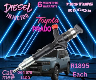 Toyota Prado diesel injectors