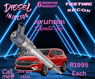 Hyundai Santa Fe diesel injectors