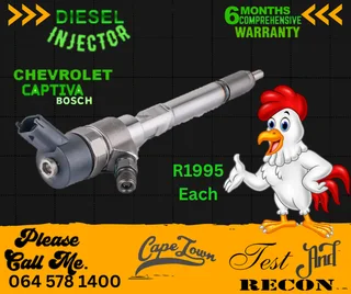 Chevrolet Captiva Bosch diesel injectors