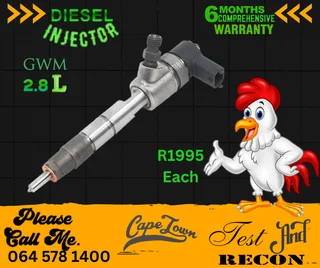 GWM 2.8 Bosch diesel injectors