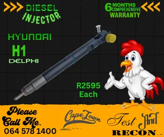 Hyundai H1 Delphi diesel injectors