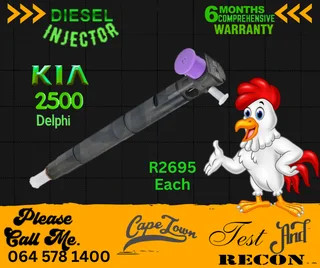 Kia 2500 Delphi diesel injectors